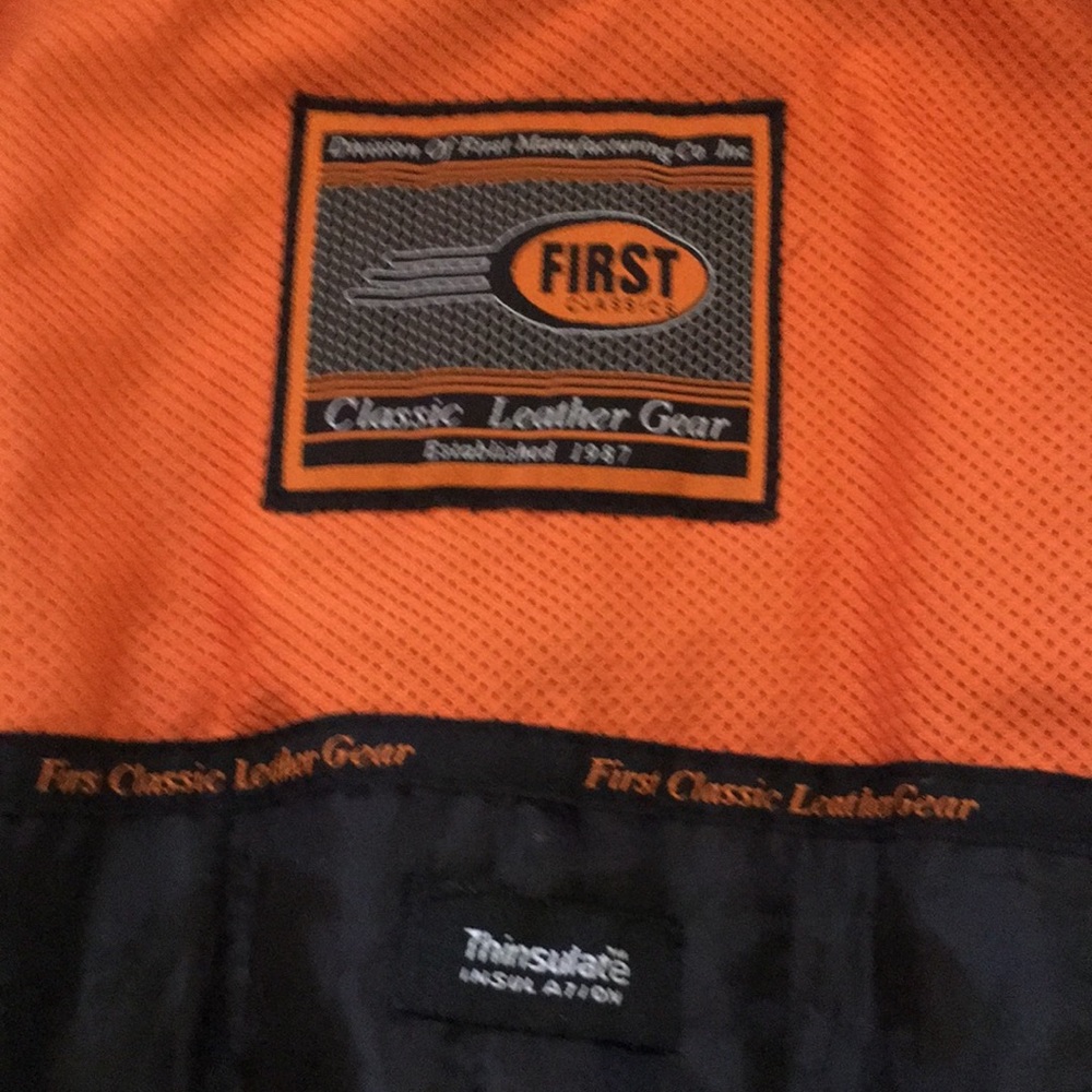 First Manufacturing Company Leather Rider Jacket - Picture 5 of 8